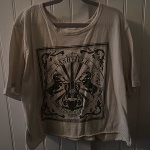 Cropped t shirt for women